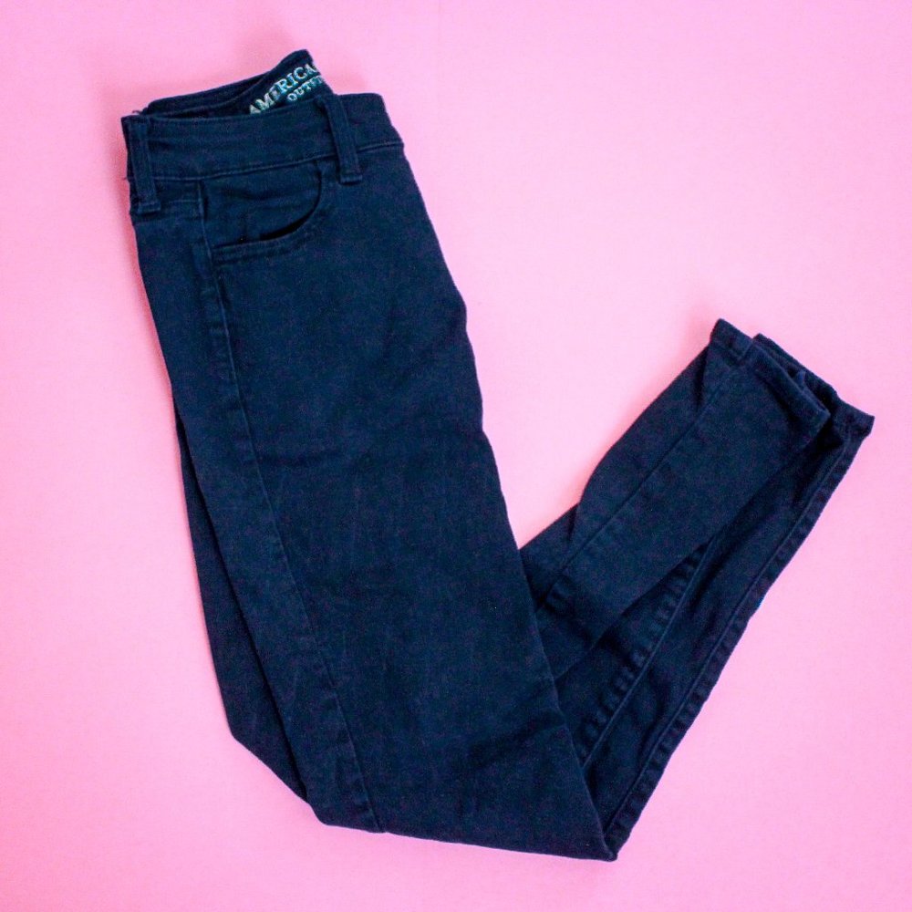 American Eagle Black Skinny Jeans